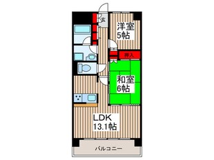 プリムベ－ル南浦和の物件間取画像